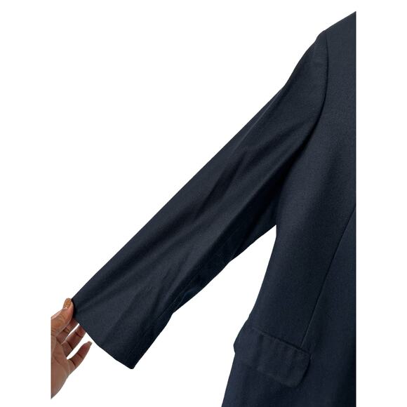 J.Crew Blazer Men's Vintage Navy Career Office Academia Suit Jacket Size 40R - Picture 6 of 15